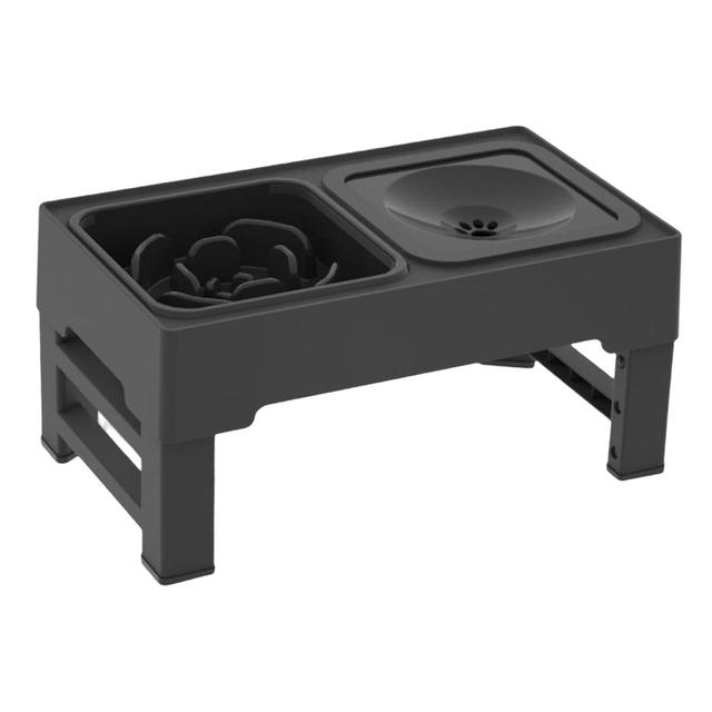 Phonery Elevaty ® 2 in 1 Elevated Slow Feeder with No Spill Water Bowl-Getphonery