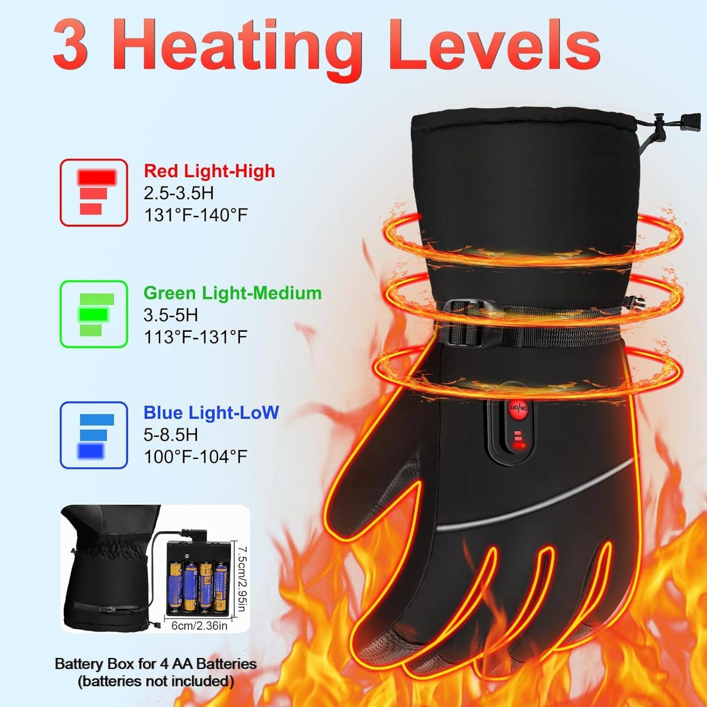 Phonery ArcticFire ® Heated Gloves for Men Women-Getphonery