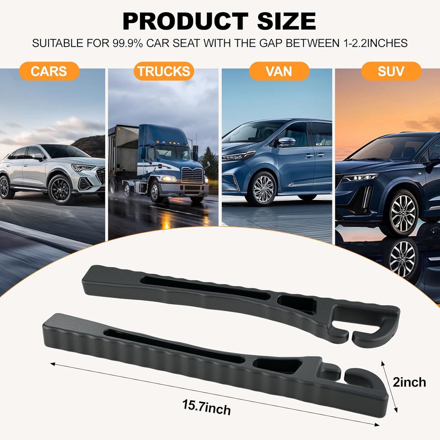 Phonery GapGuard ® Car Seat Gap Fillers