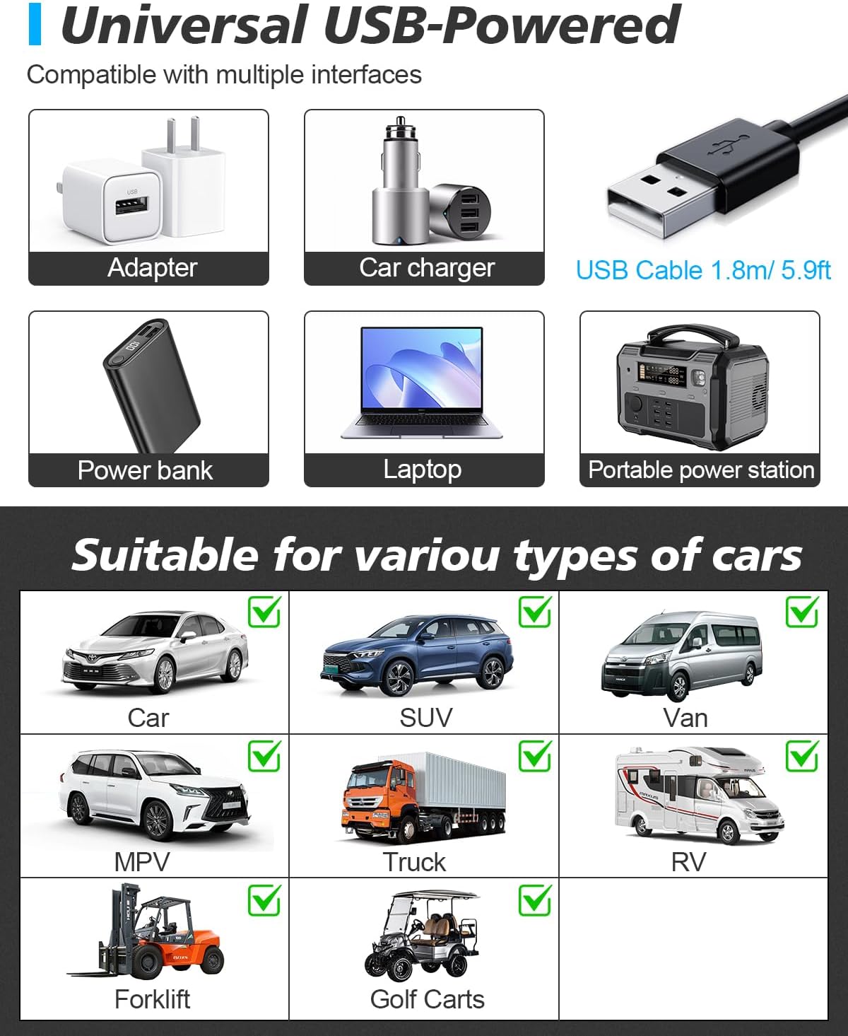 Phonery AeroFlow ® USB Car Fans