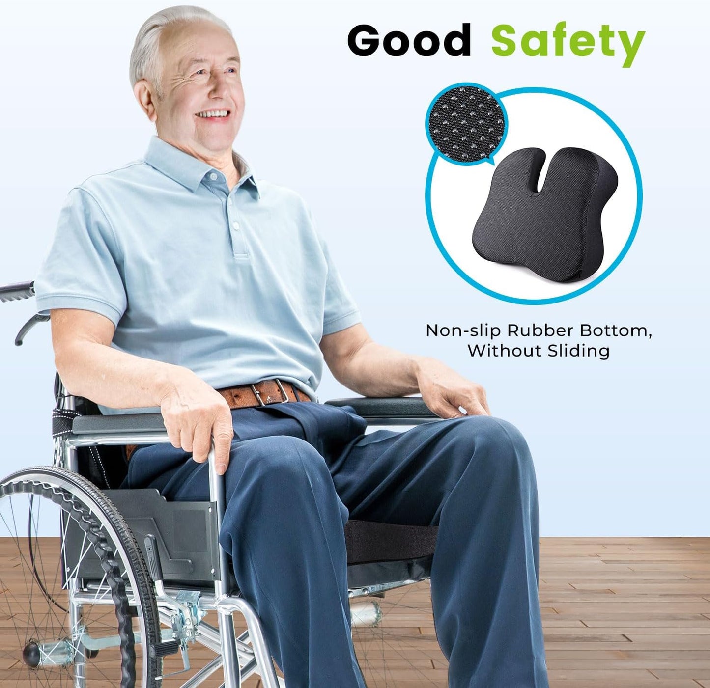 Phonery SeatHaven ® Wheelchair Seat Cushion