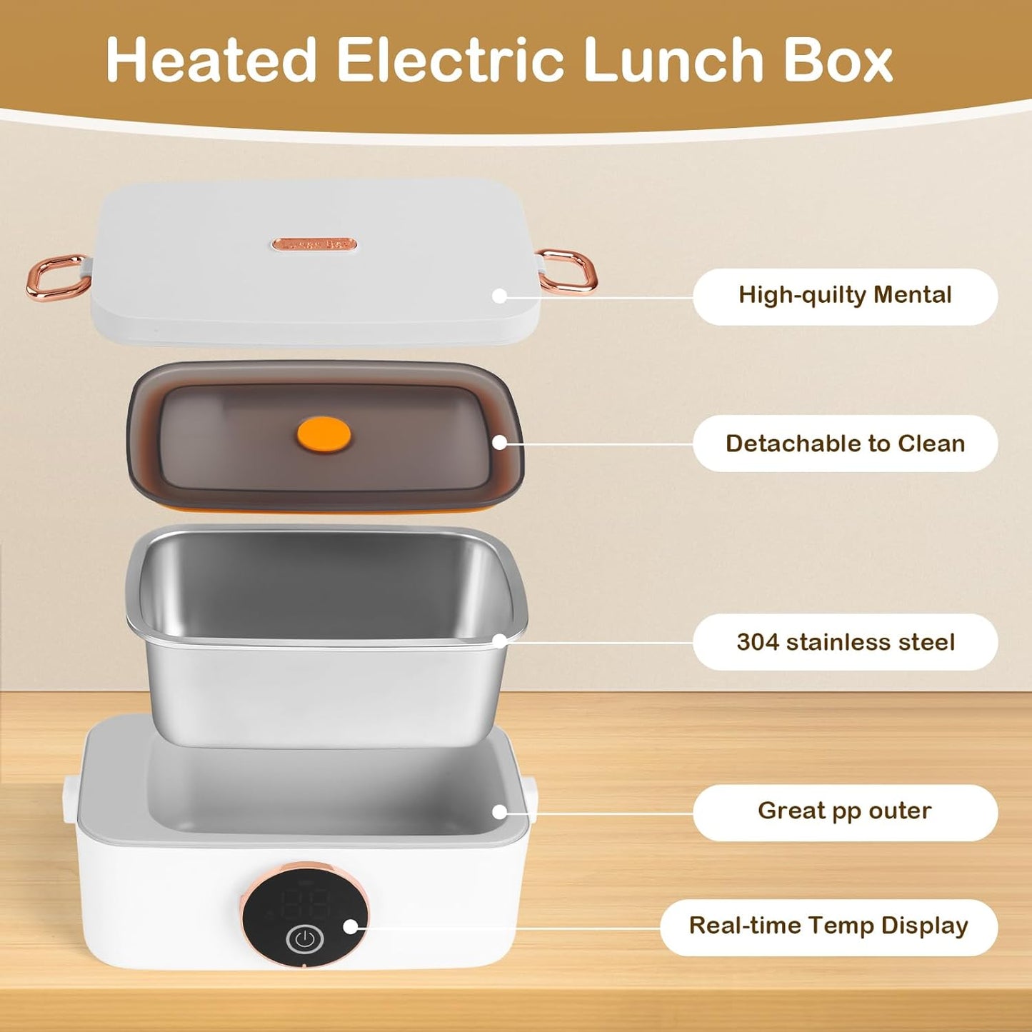 Phonery LunchPod ® Cordless Electric Lunch Box