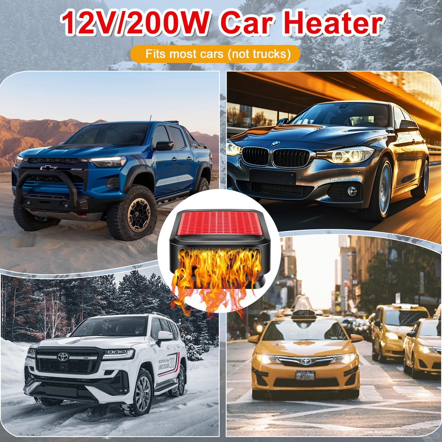 Phonery HeatWave ® Car Heater Defroster-Getphonery