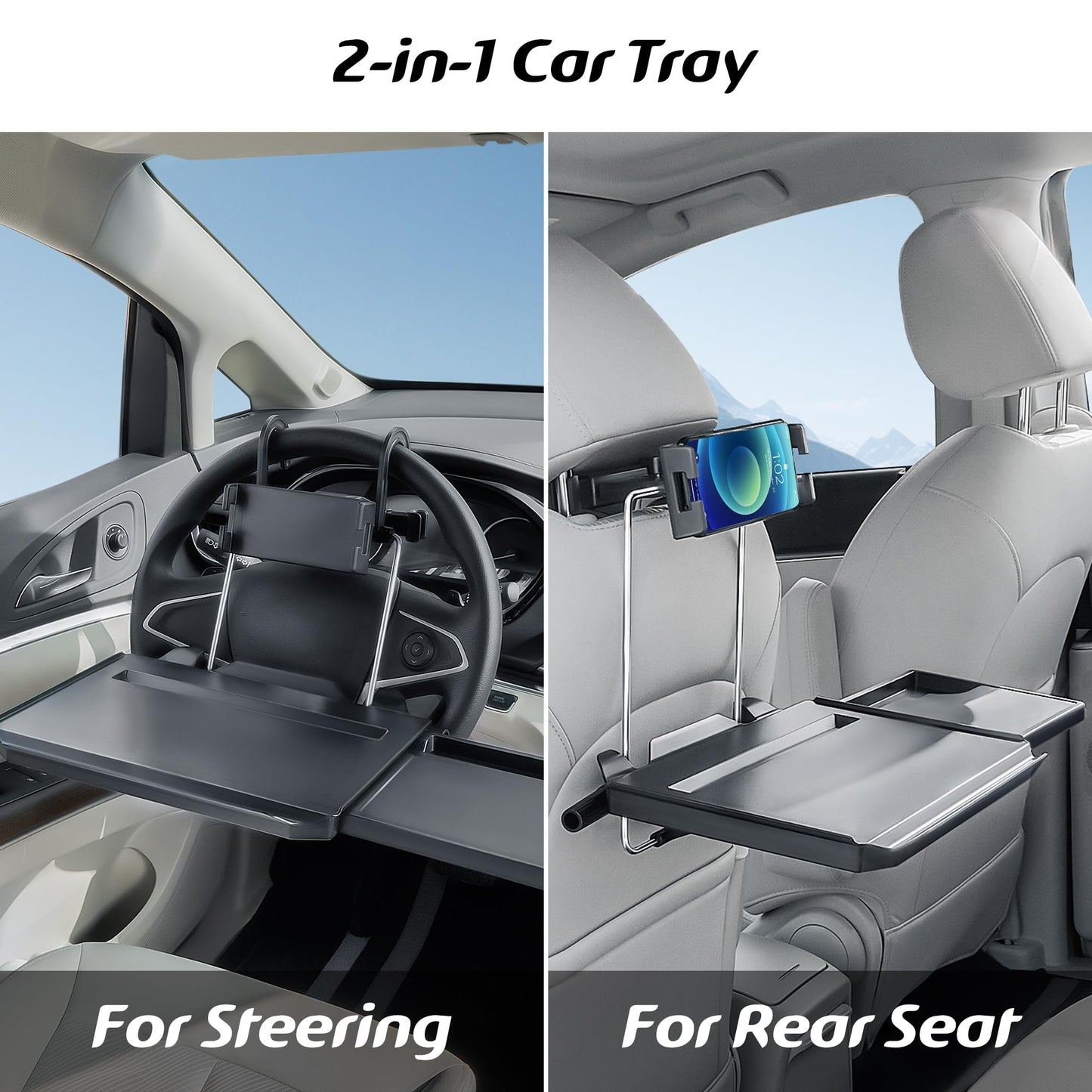Phonery DriveDesk ® Steering Wheel Tray