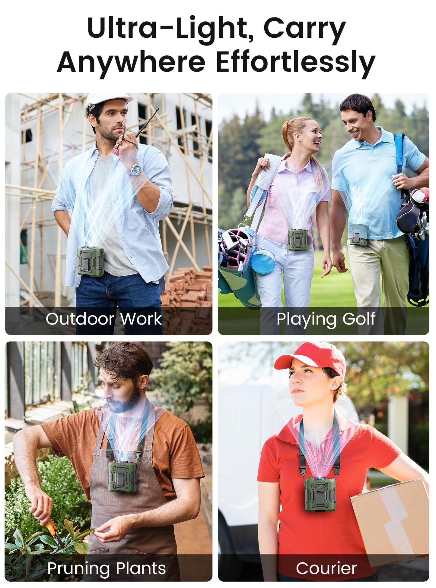Phonery WaistBuddy ® Personal Fan for Waist