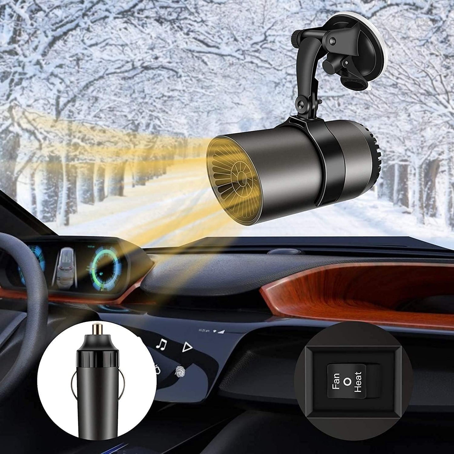 Phonery Heat ® Portable Car Heater-Getphonery