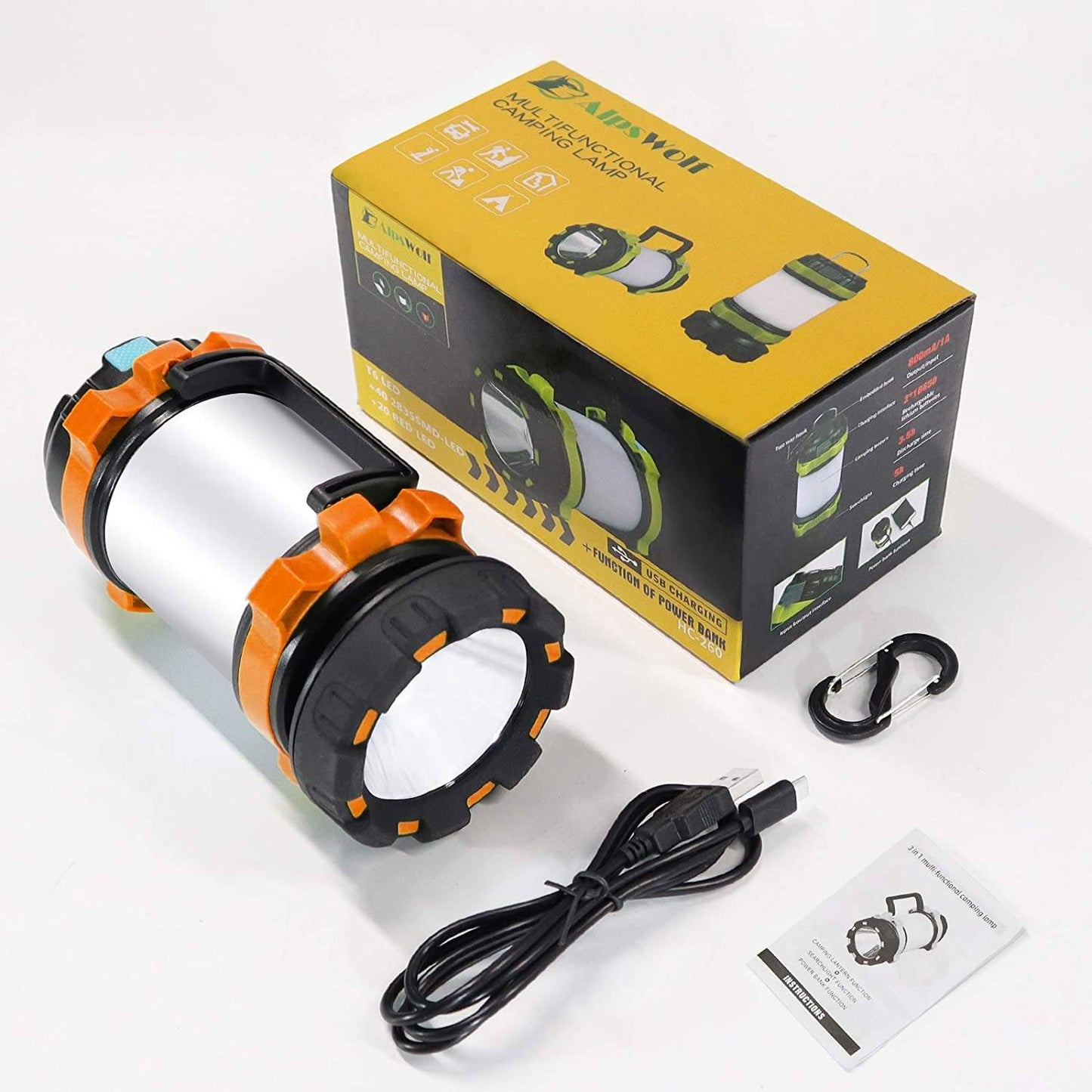 Rechargeable Camping Lantern-Getphonery