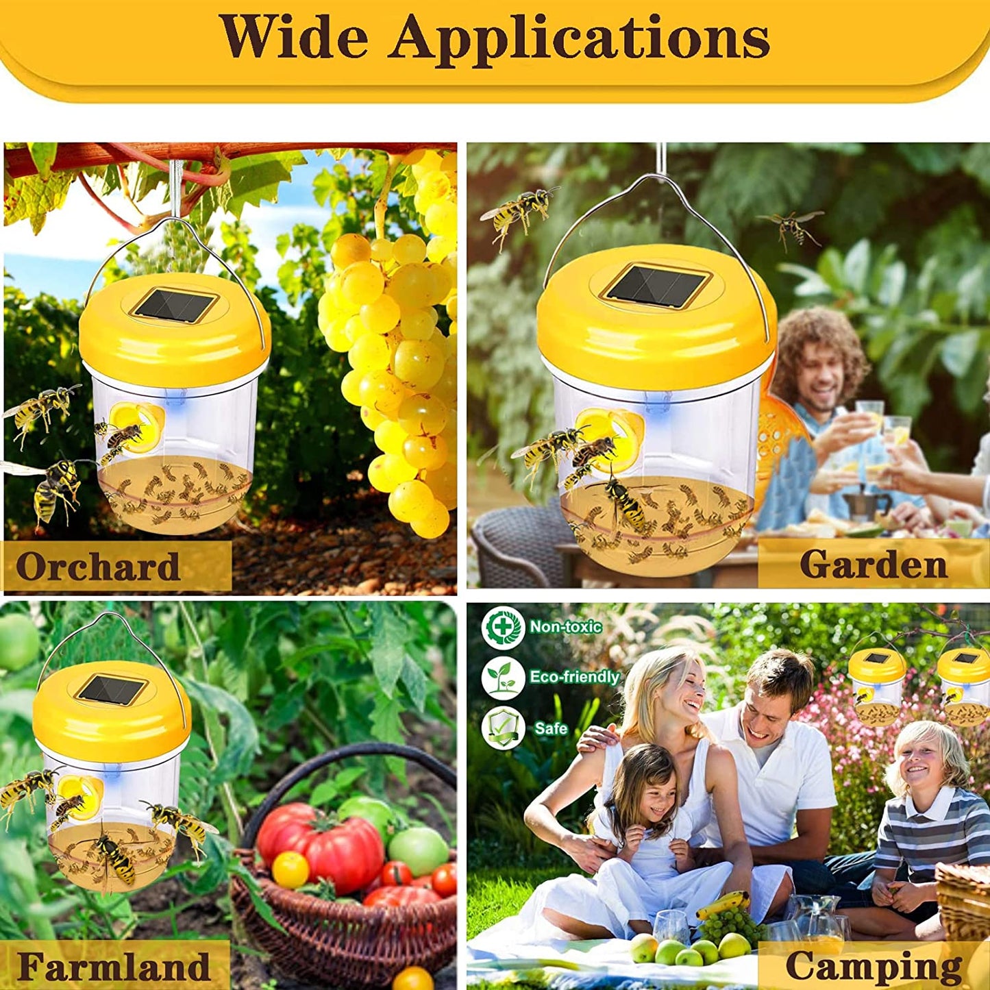 Phonery Catcher ® Solar Wasp Trap-Getphonery