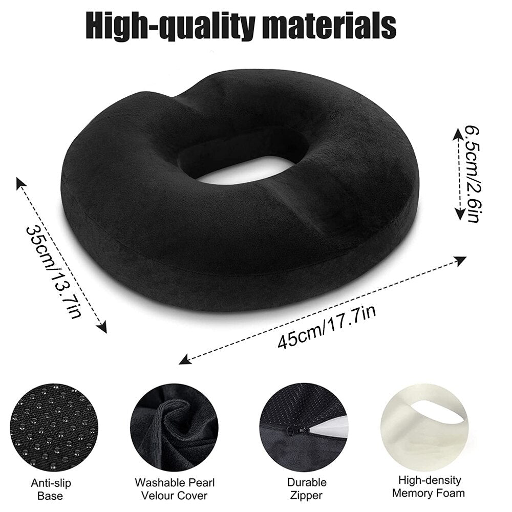 Phonery CushioNest ® Donut Pillow Seat Cushion-Getphonery