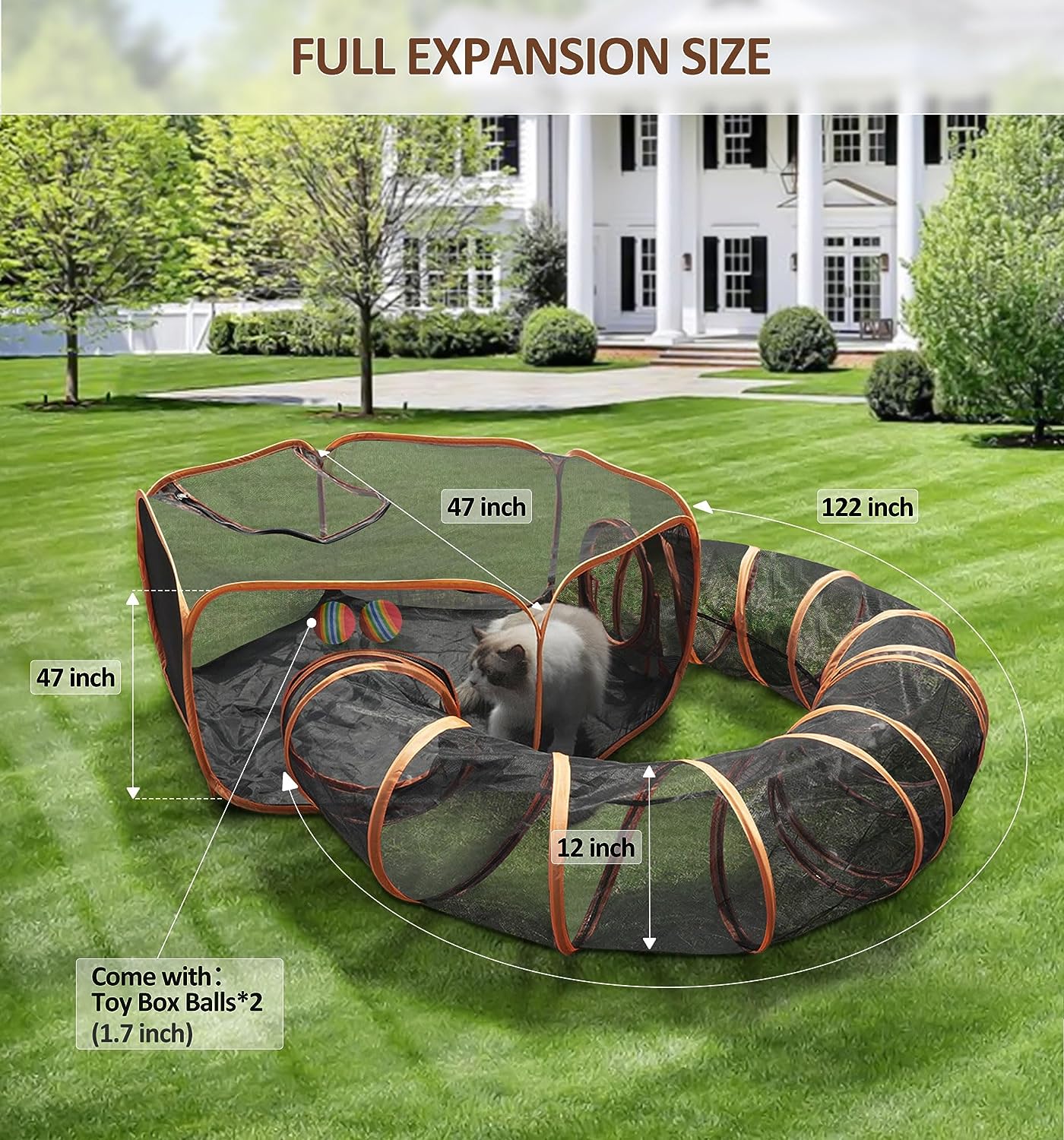 Phonery PurrfectPlay ® Outdoor Cat Playpen-Getphonery