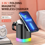 Magnetic Wireless Charger - 3 In 1 Magnetic Wireless Charger