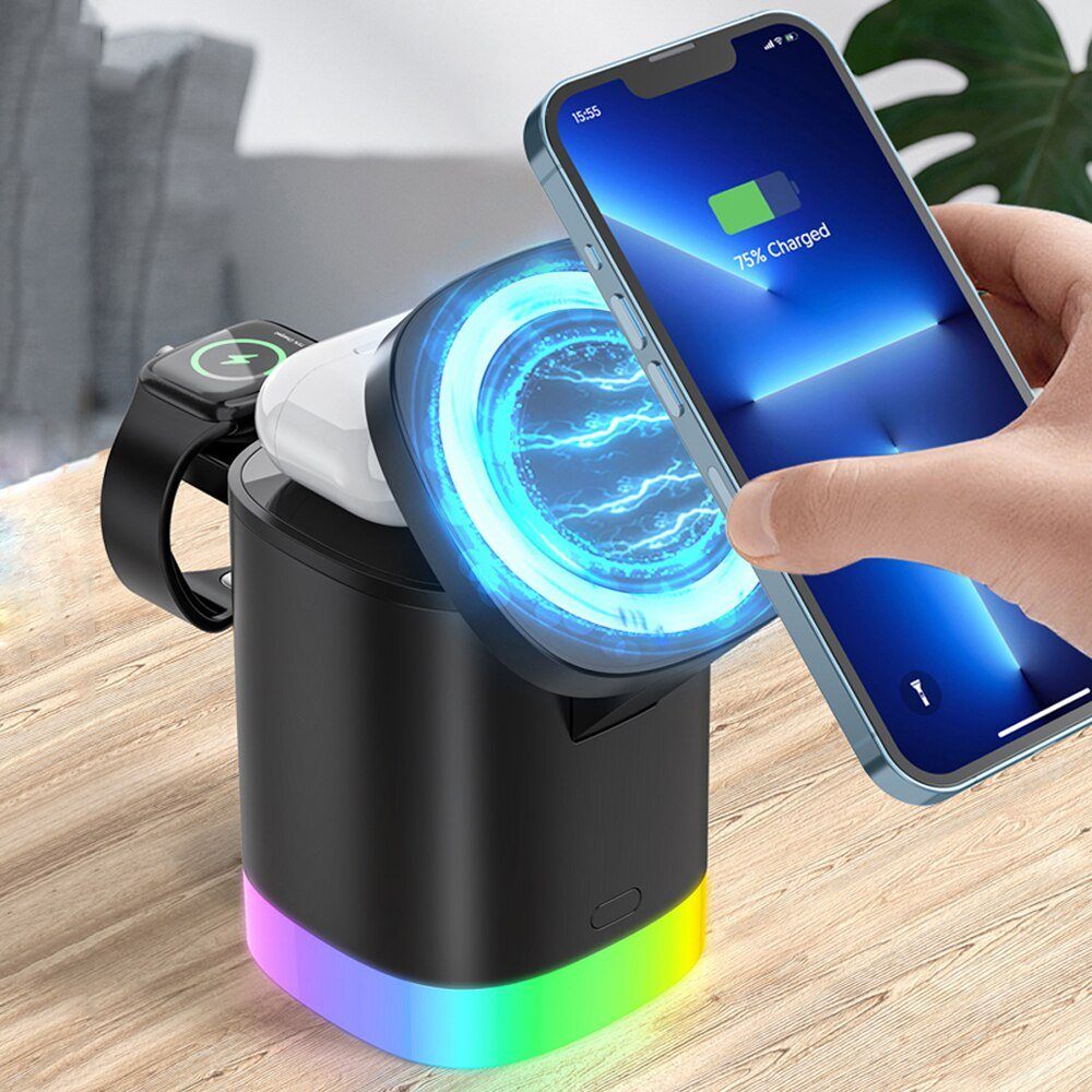 3 in 1 Magnetic Wireless Charger-Getphonery
