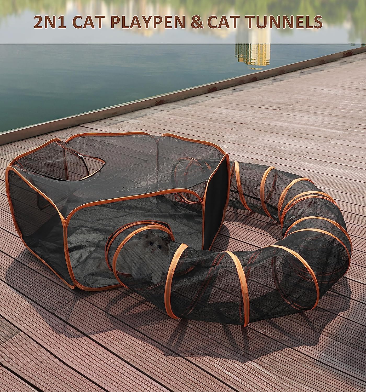 Phonery PurrfectPlay ® Outdoor Cat Playpen-Getphonery