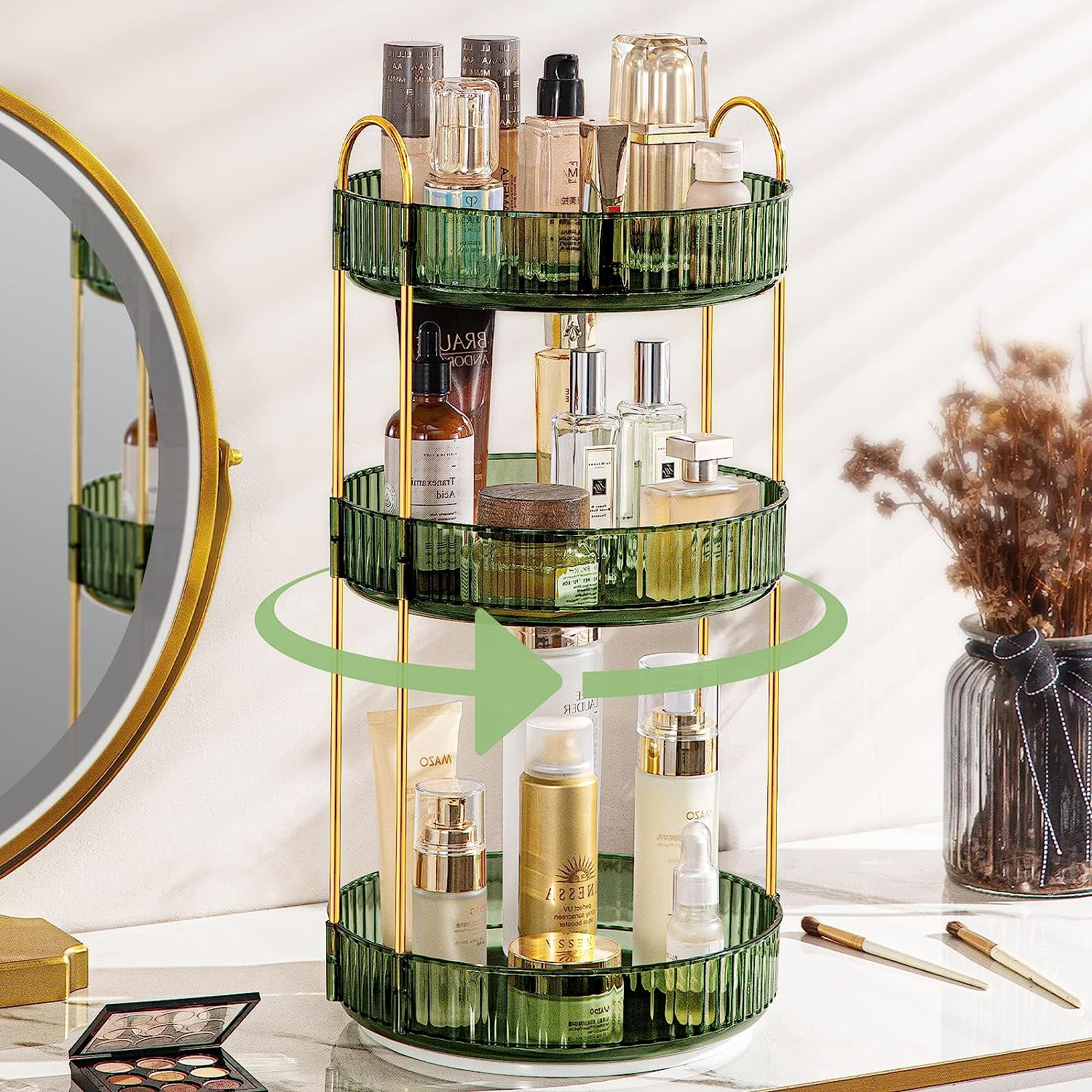 Phonery Vanity ® Rotating Makeup Organizer-Getphonery