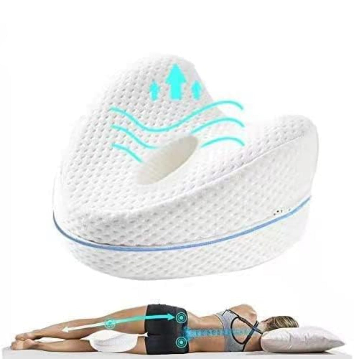 Phonery ContourEase ® Between Legs Pillow for Side Sleepers-Getphonery