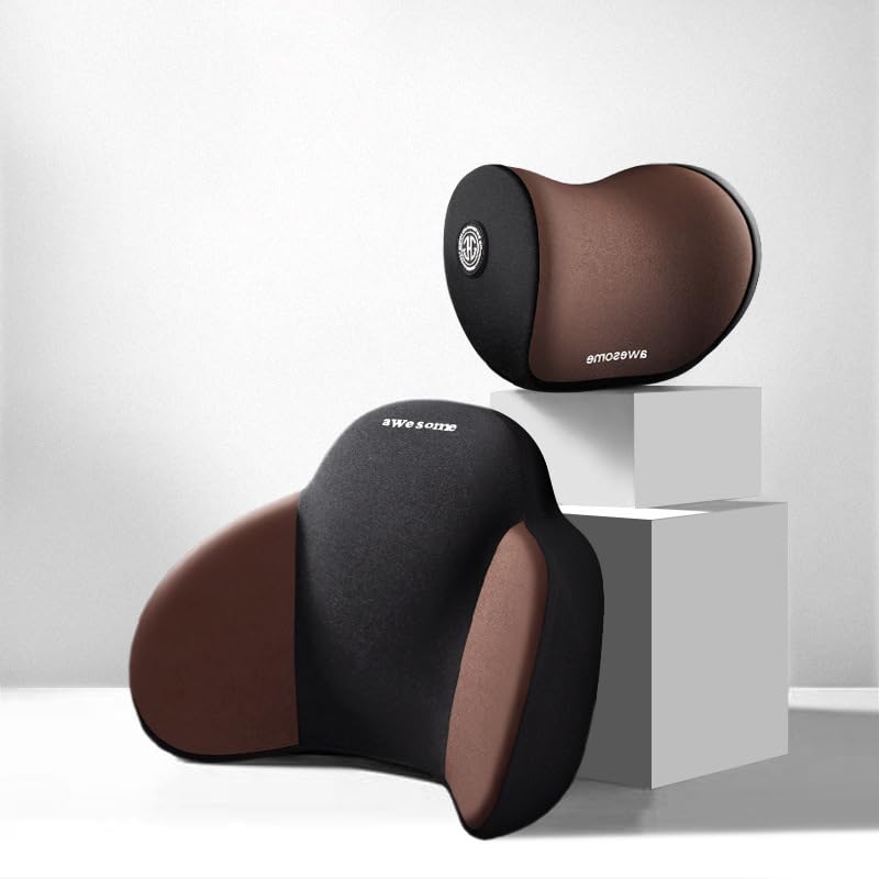 Phonery ErgoEase ®  Car Seat Headrest & Lumbar Support Kit-Getphonery