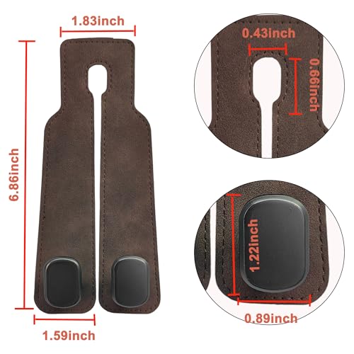Phonery HookMate ® Headrest Hooks for Car 4 Pack-Getphonery