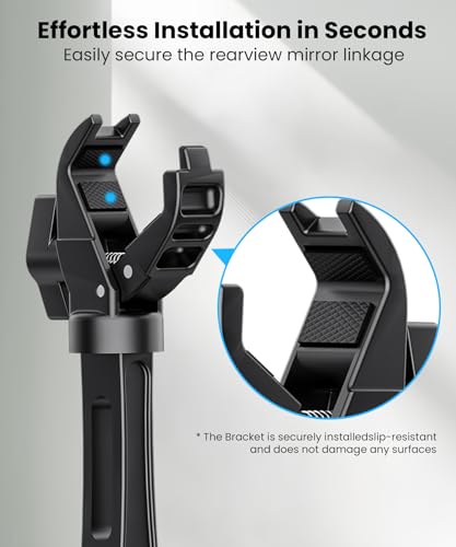 Phonery DriveEase ® Rear View Mirror Phone Holder-Getphonery