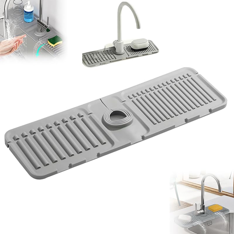 Phonery SplashGuard ® Faucet Mat for Kitchen Sink-Getphonery