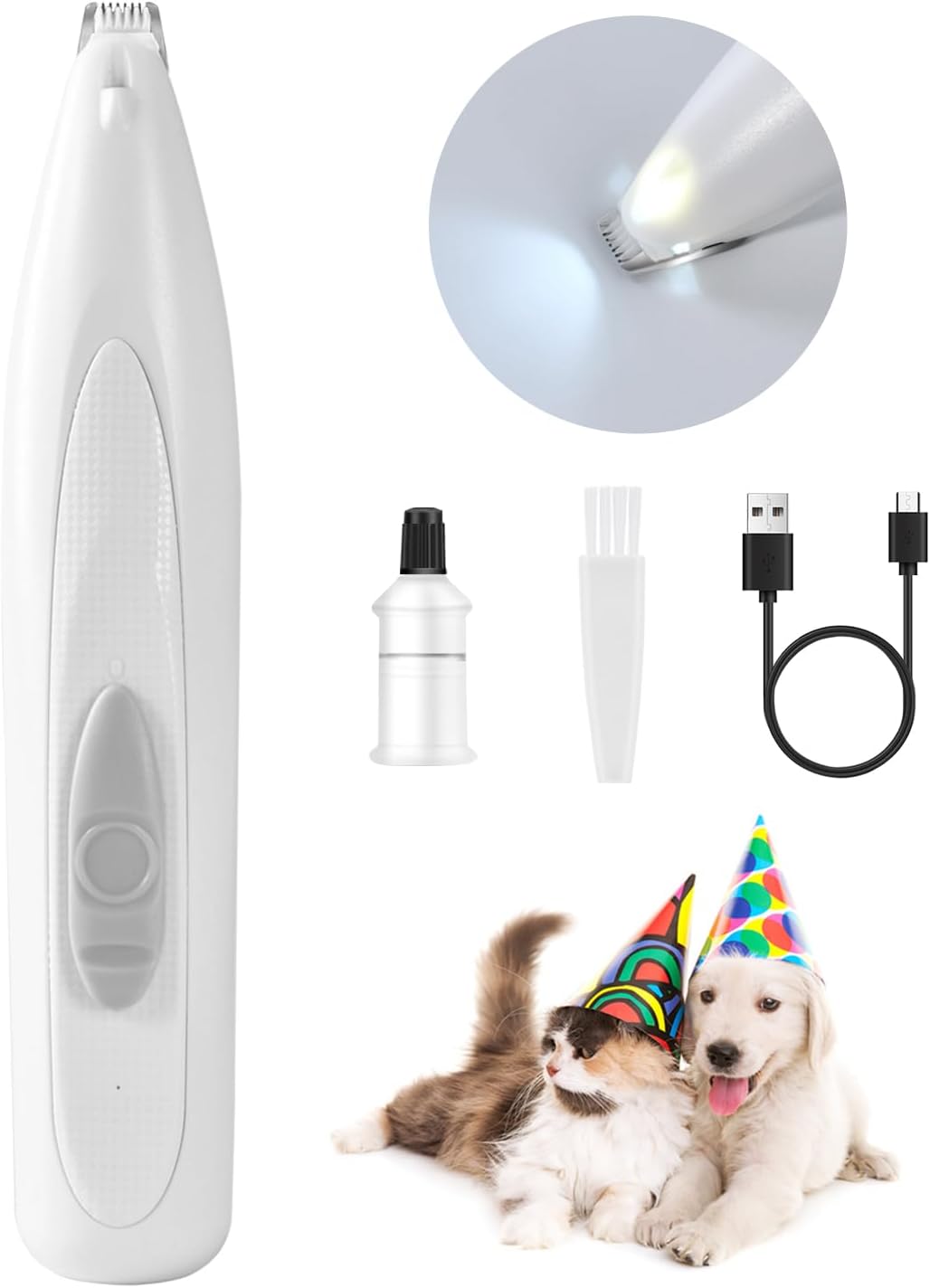 Phonery PawPrecision ® Dog Paw Trimmer with LED Light-Getphonery