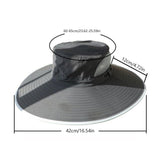 Phonery RadiantShade ® Wide Brim Hat with 2 Solar Fan