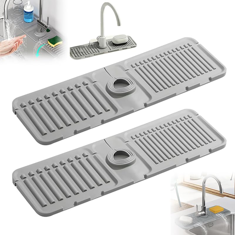 Phonery SplashGuard ® Faucet Mat for Kitchen Sink-Getphonery