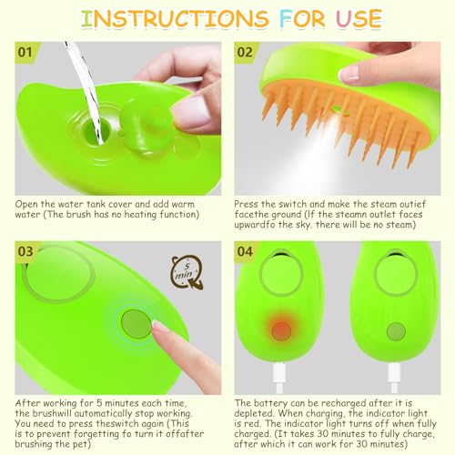 Phonery SteamPaws ® Steam Brush for Cat-Getphonery