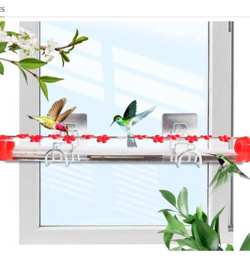 Phonery Feedr ® Window Hummingbird Feeder