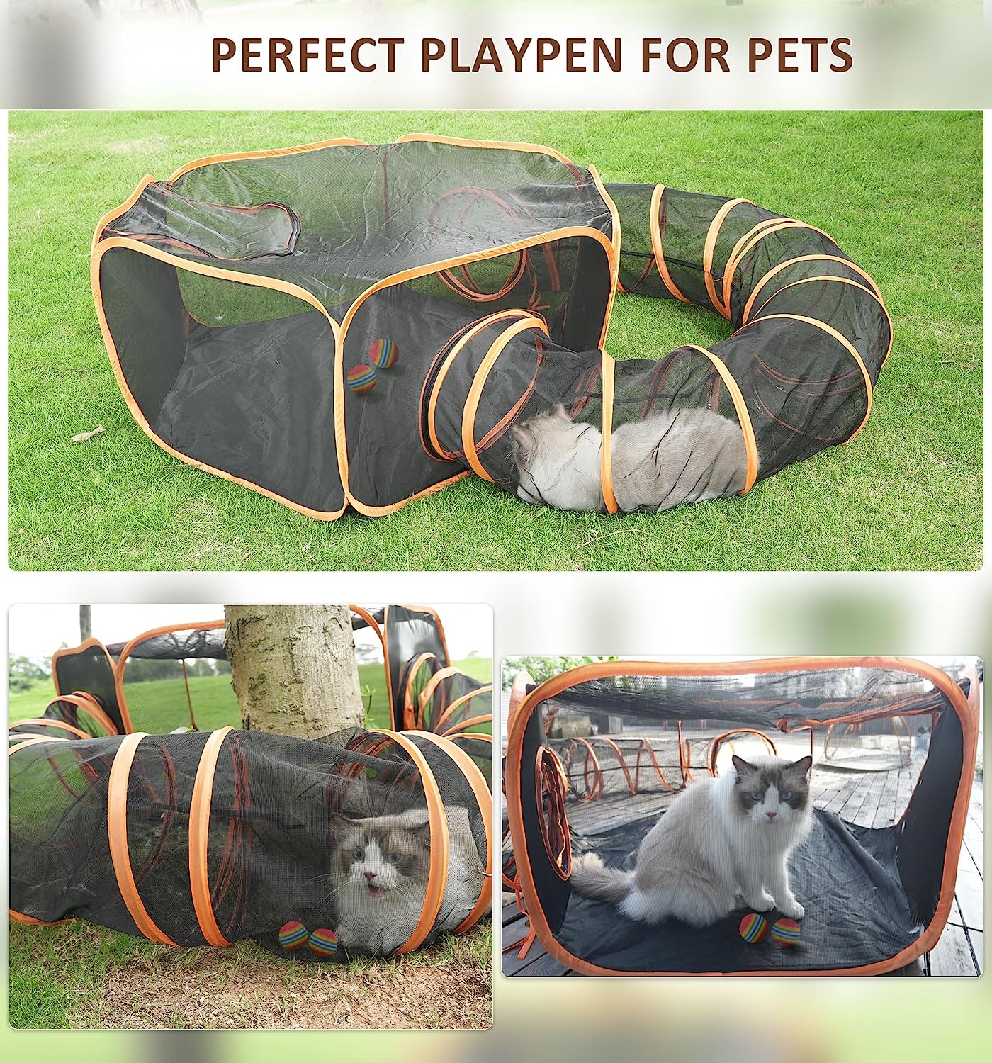 Phonery PurrfectPlay ® Outdoor Cat Playpen-Getphonery