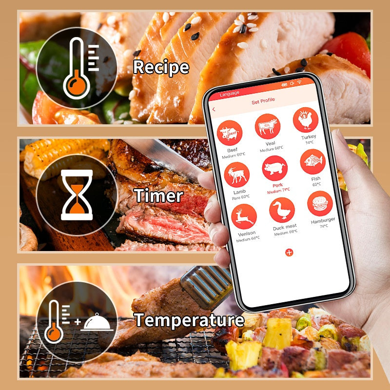 Phonery SmartCook ® Bluetooth Meat Probe-Getphonery