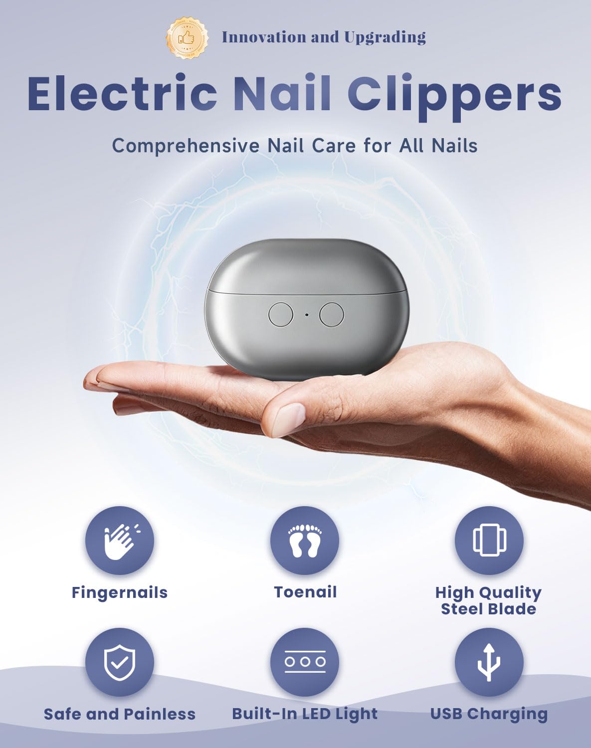 Phonery SafeTrim ® Electric Nail Cutter Clipper