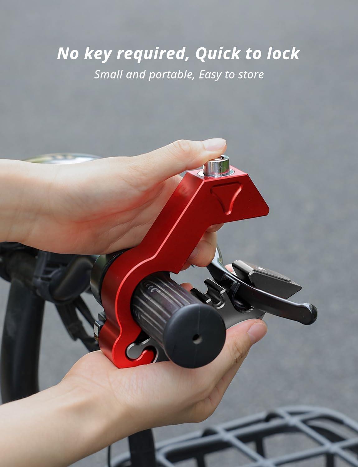 Phonery SecureRide ® Universal Motorcycle Helmet and Throttle Lock-Getphonery