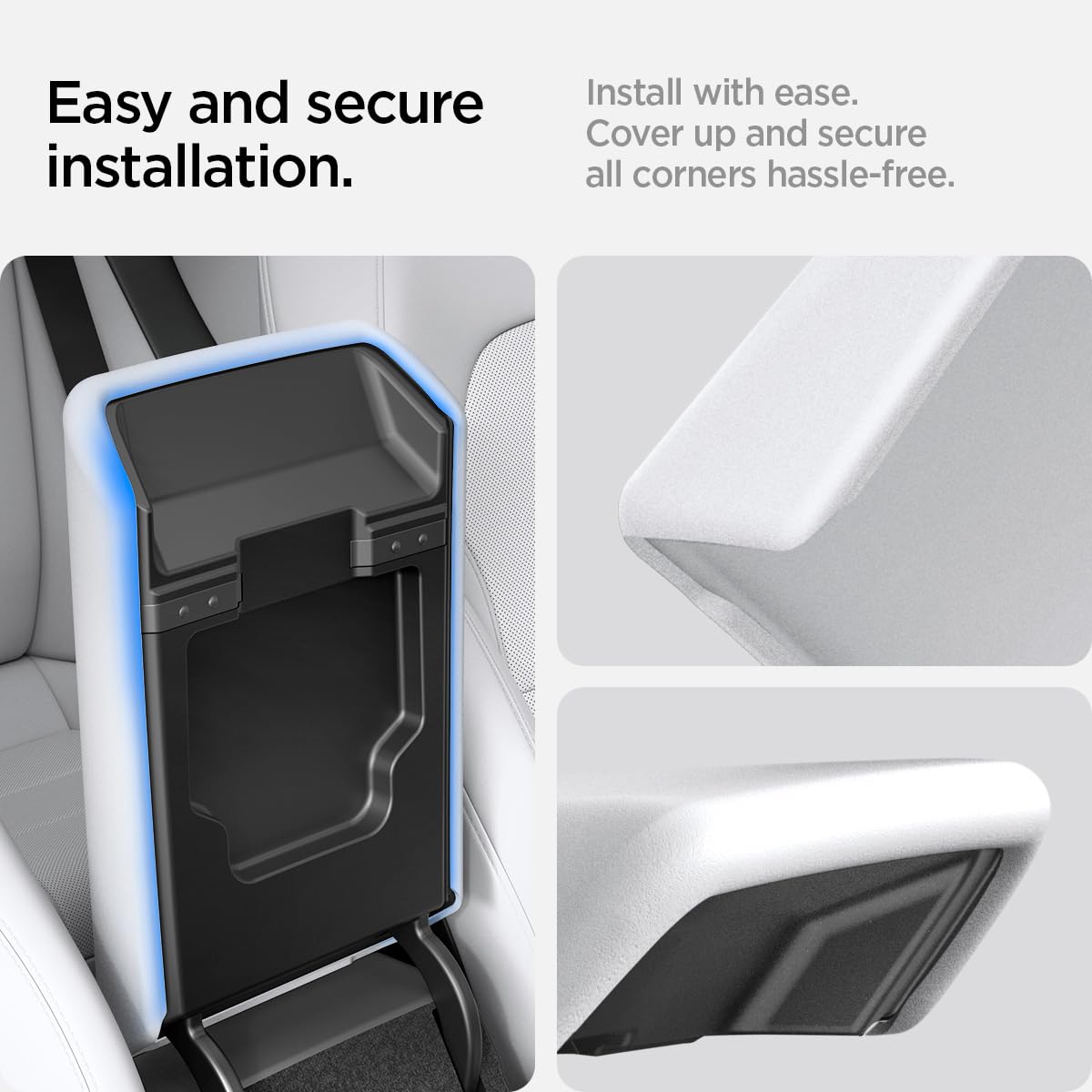 Phonery TesLux ® Center Console Armrest Cover for Tesla