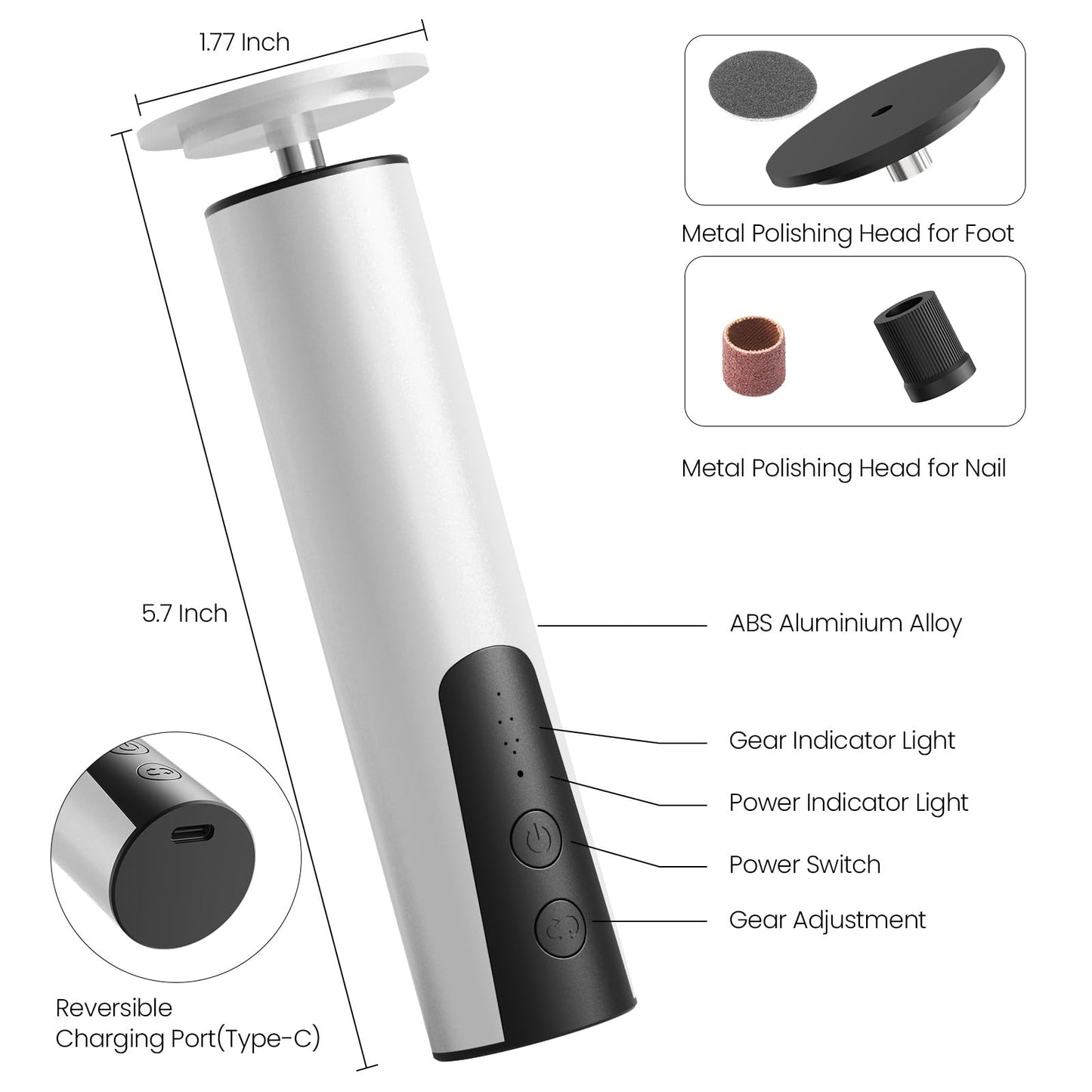 Phonery SilkFeet ® Callus Remover for Feet-Getphonery