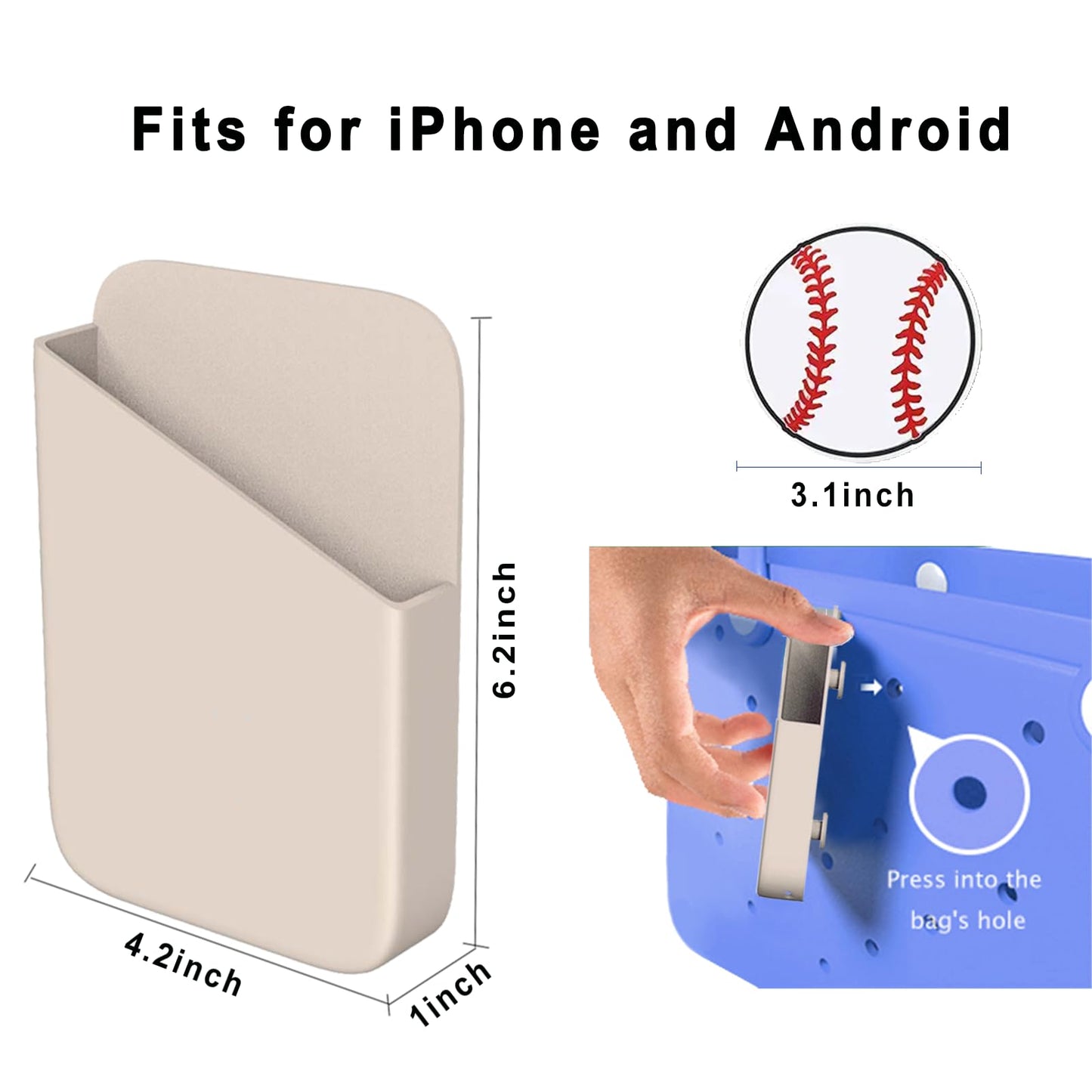 Phonery PhoneNest ® Phone Holder for Bogg Bag-Getphonery