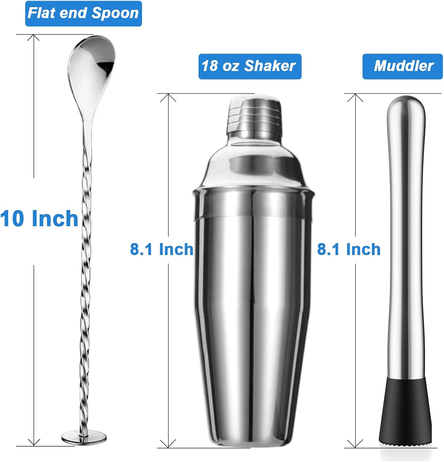 Phonery ShakerCraft ® Cocktail Shaker Kit for Home-Getphonery