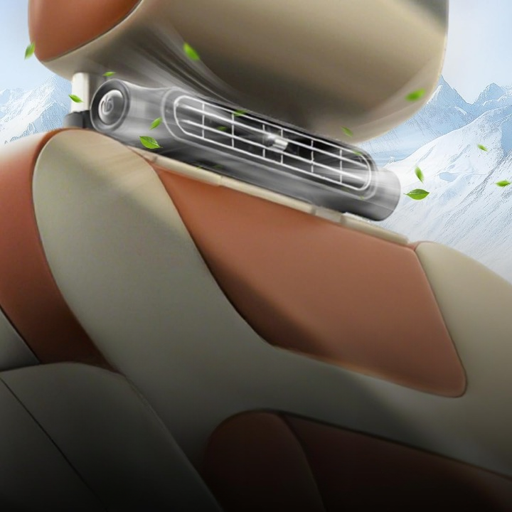 Phonery PureFlow ® Car Fan for Driver and Passenger's Seat