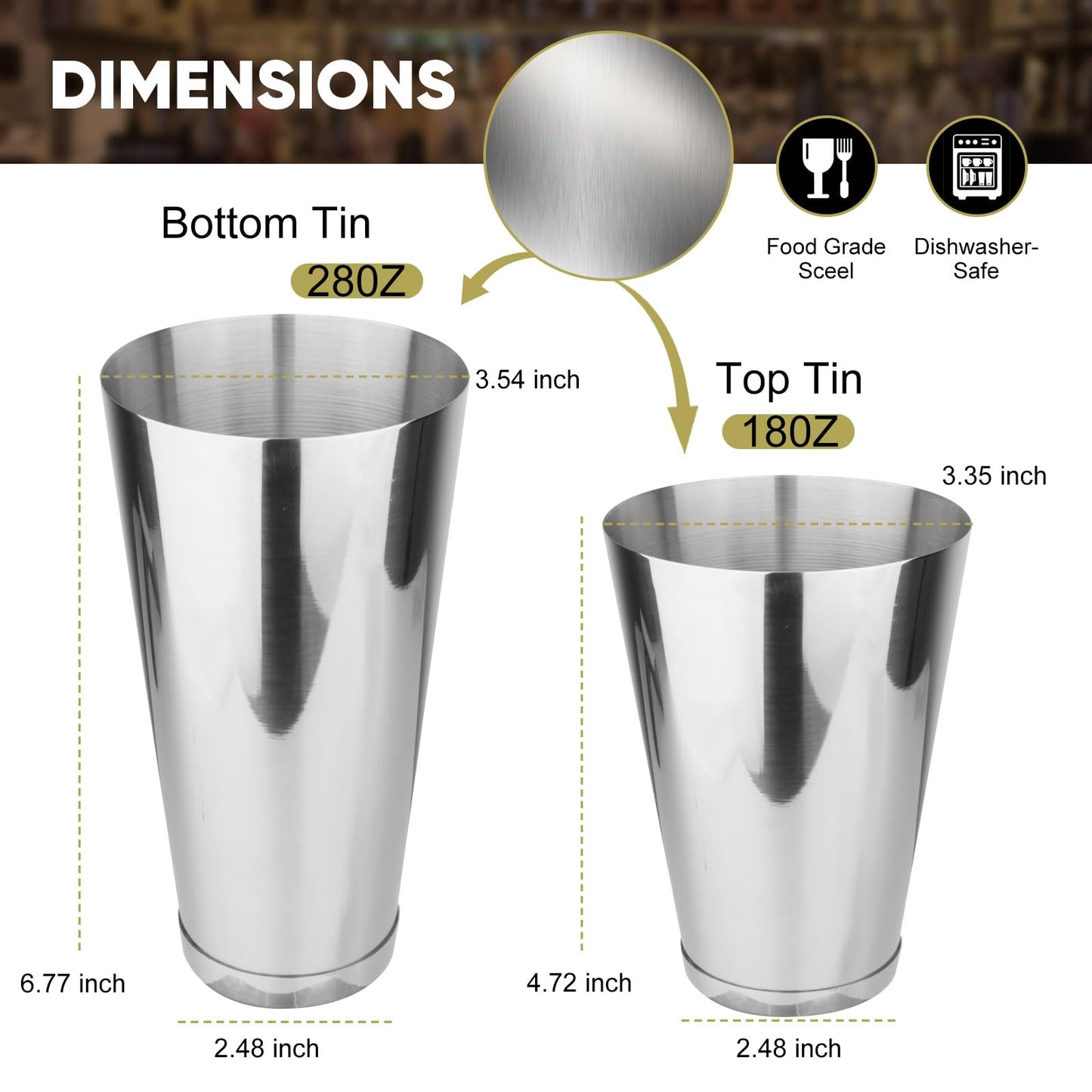 Phonery MixMaster ® Cocktail Shaker Kit for Home-Getphonery