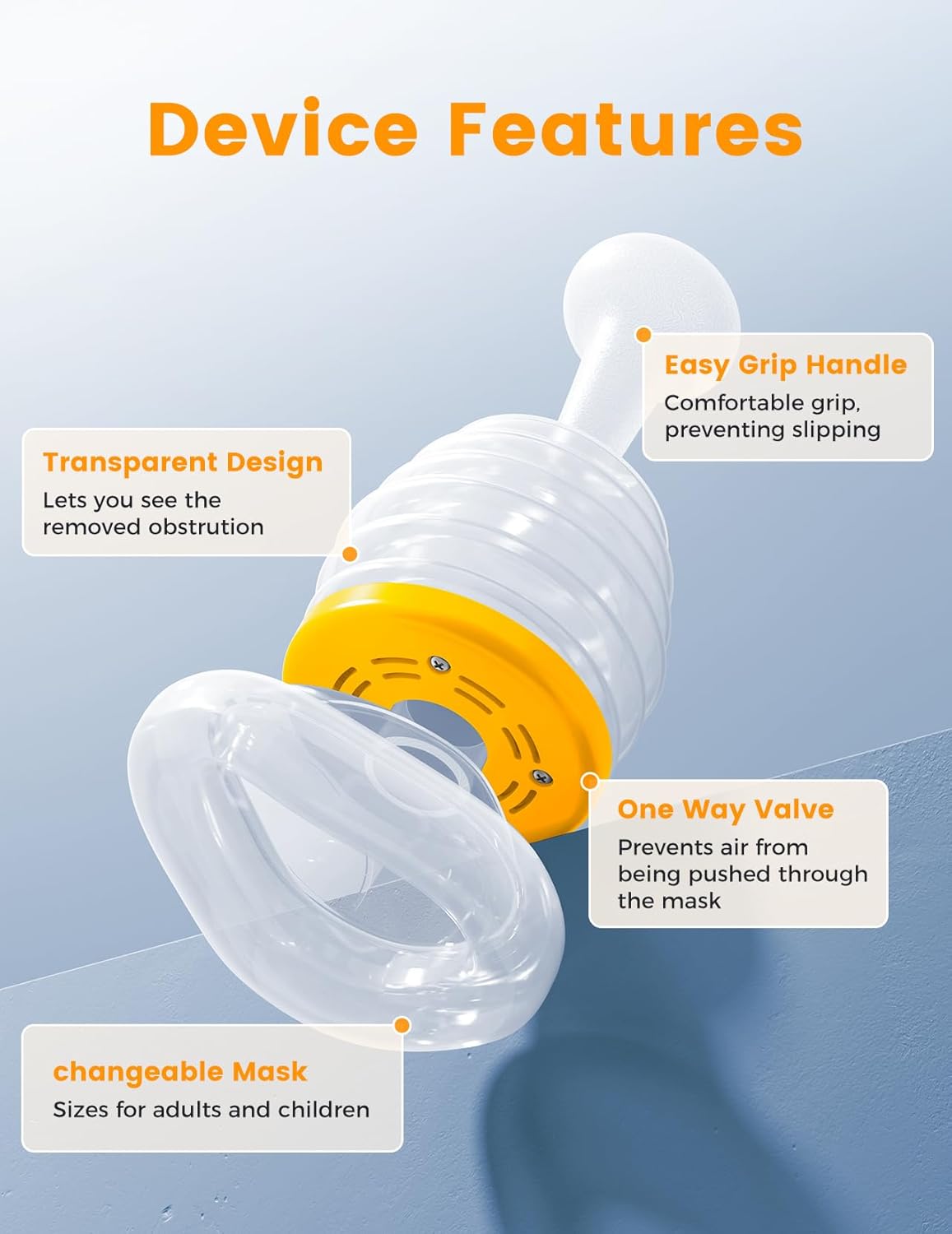 Phonery Dechoker ® Portable Choking Rescue Device