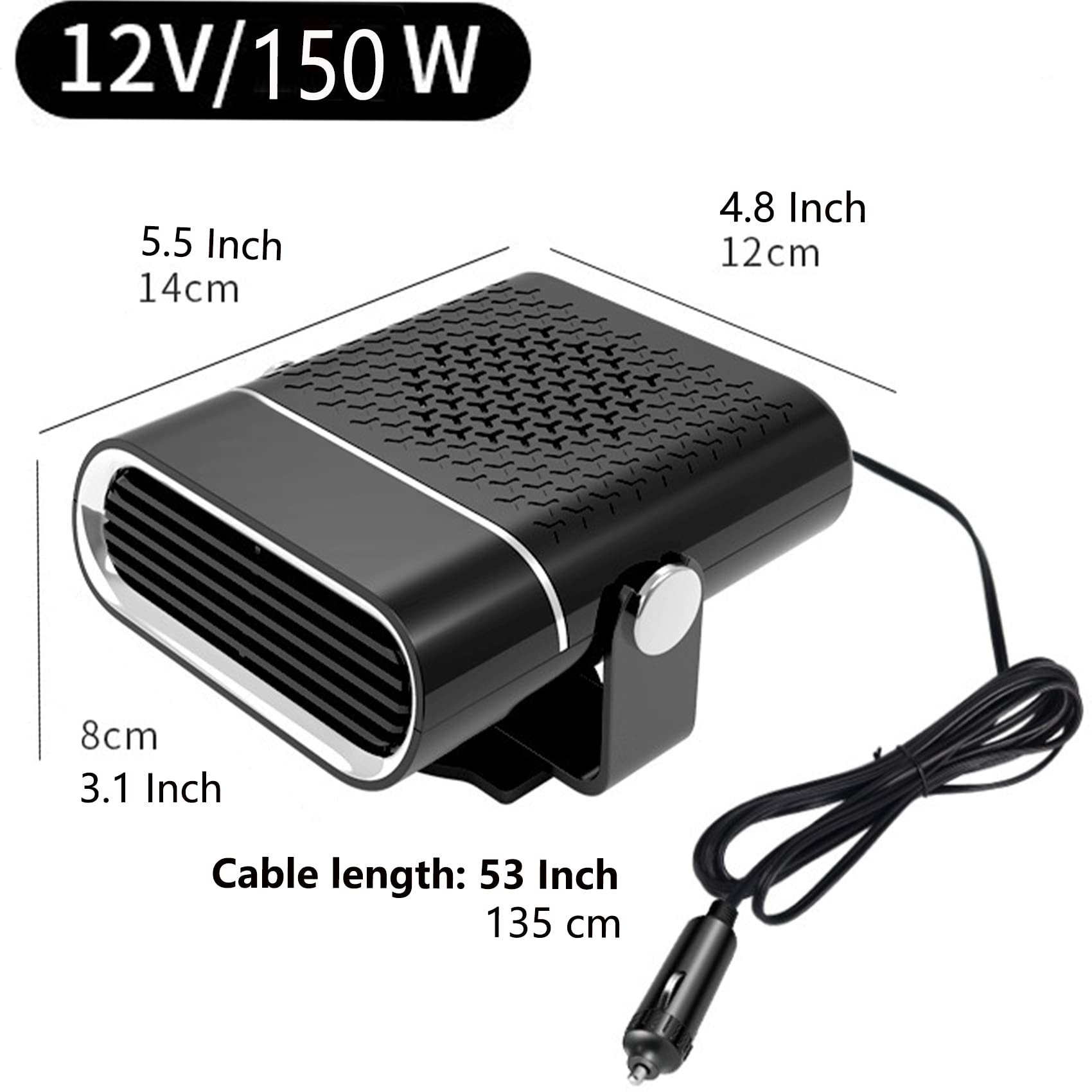 Phonery WarmRide ® 12V Car Heater-Getphonery