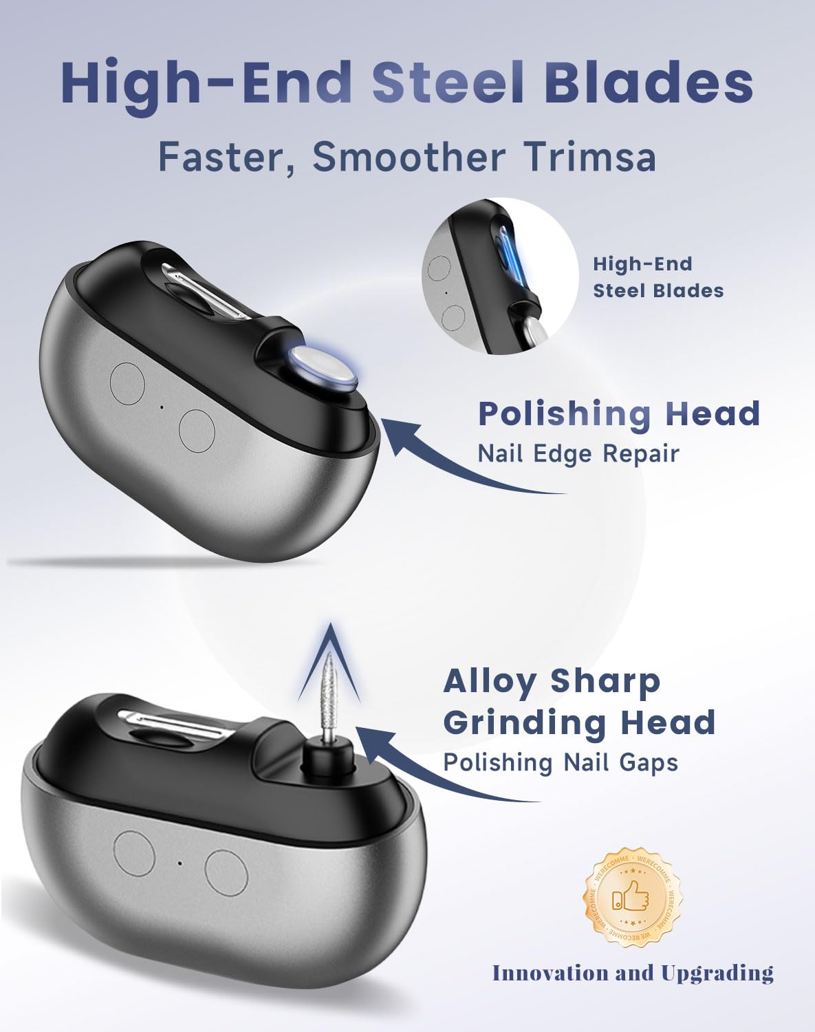 Phonery SafeTrim ® Electric Nail Cutter Clipper