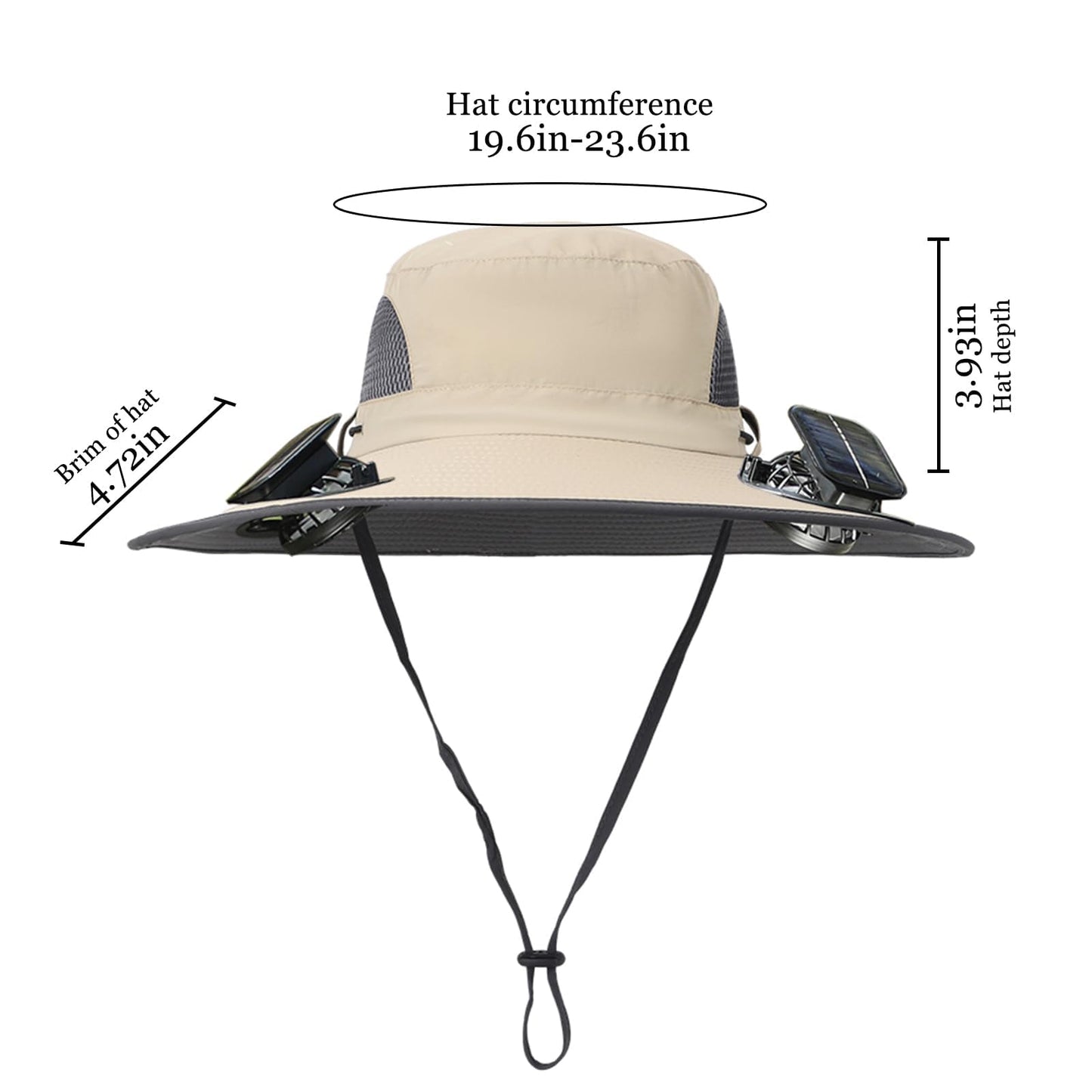Phonery UVGuard ® Solar Powered Fan Hat-Getphonery