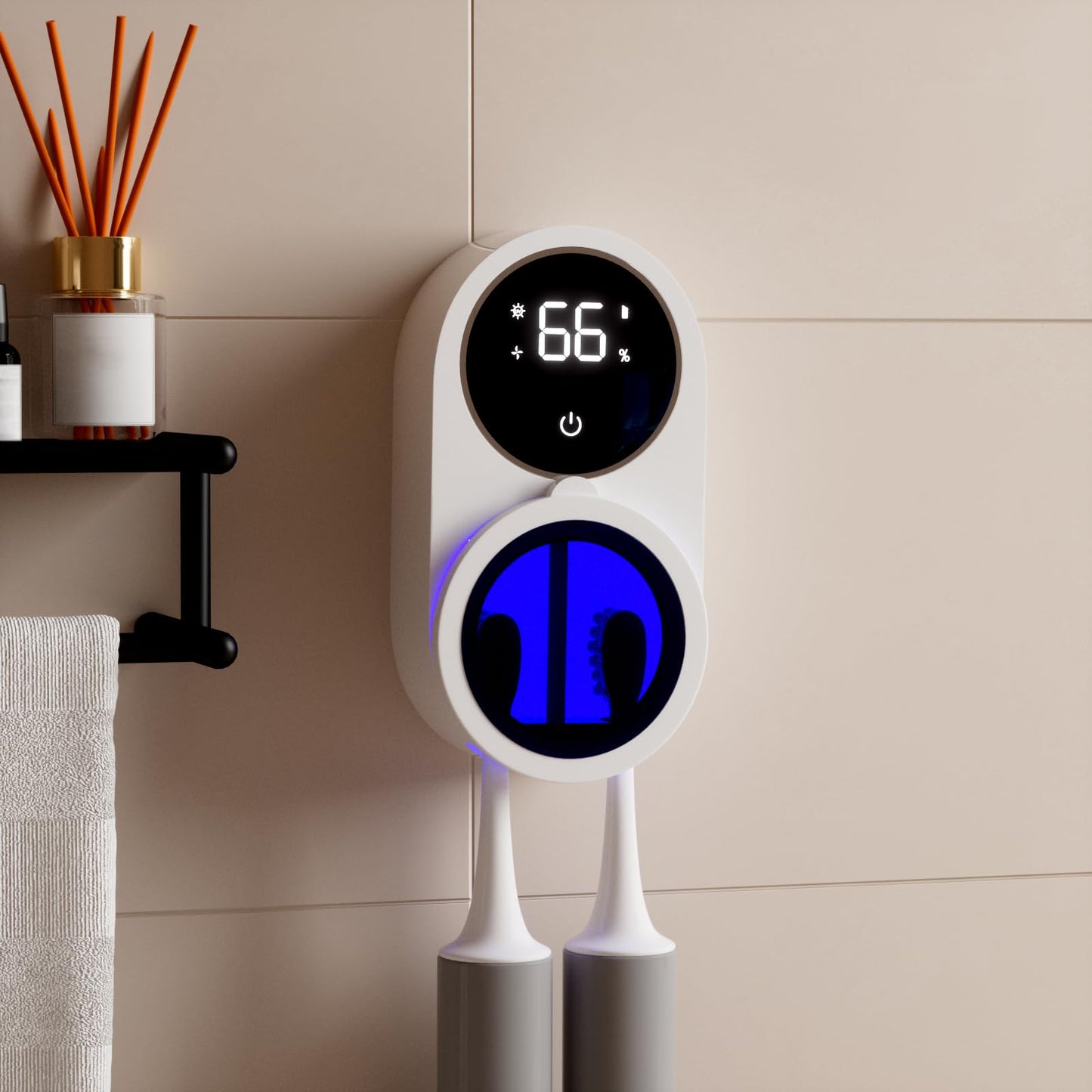 Phonery BrushGuard  ® Wall Mounted Toothbrush Holder-Getphonery
