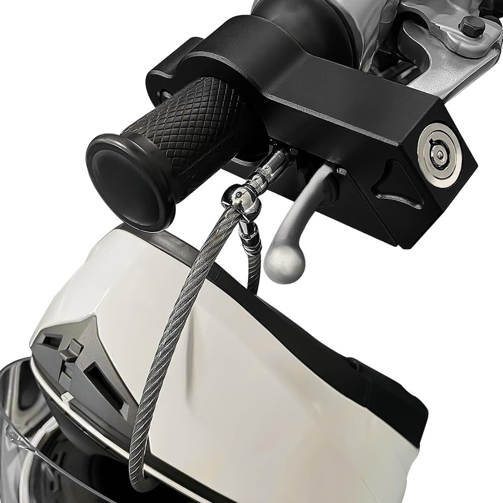 Phonery SecureRide ® Universal Motorcycle Helmet and Throttle Lock-Getphonery