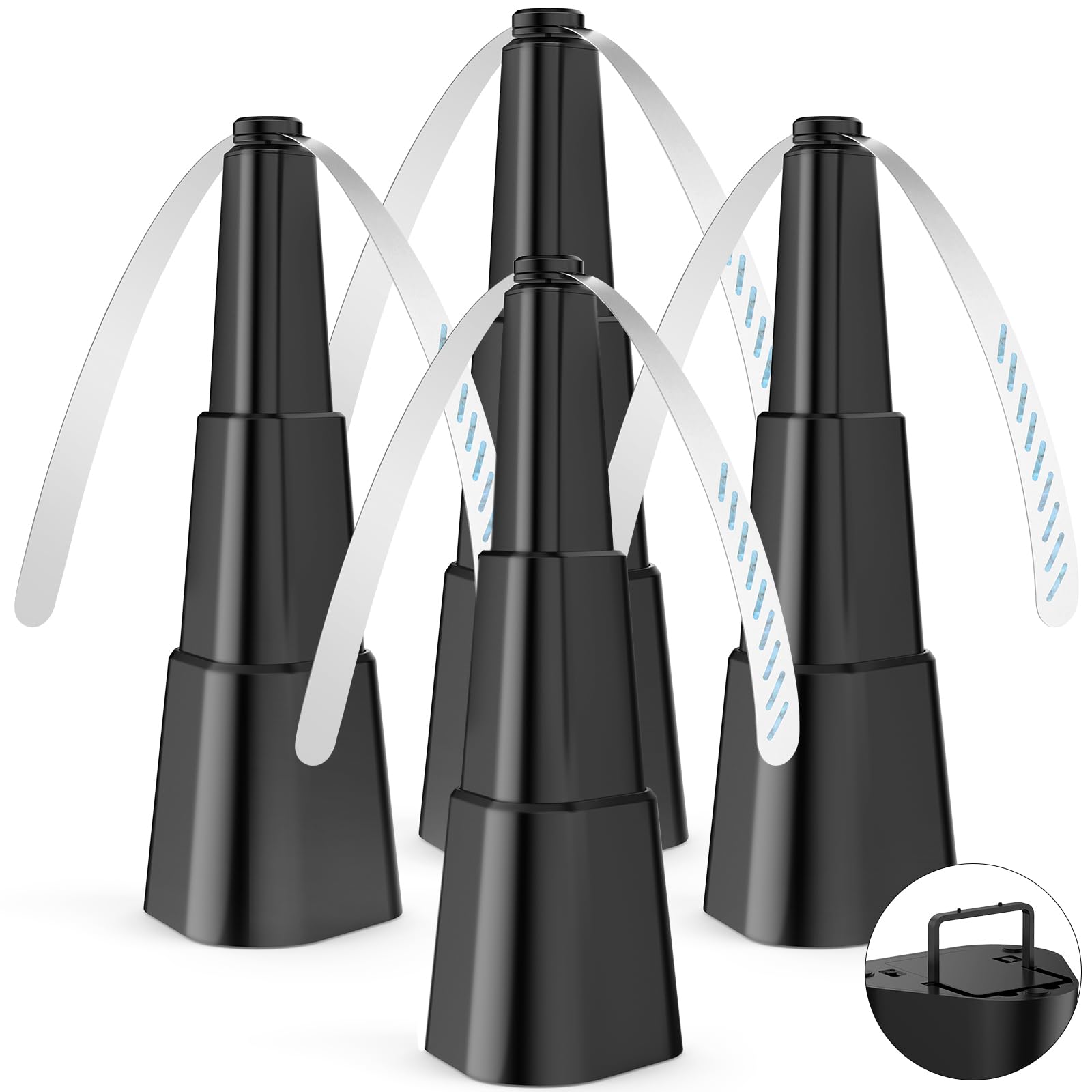 Phonery BuzzBlocker ® Fly Fans for Tables 4 Pack-Getphonery