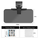 Sun Visor Extender for Cars，Adjustable Polarized Sun Visor Extender ，Polarized Car Sun Visor，Safe Driving Extension for Glare/UV ，Clip on, Universal (Universal, L)