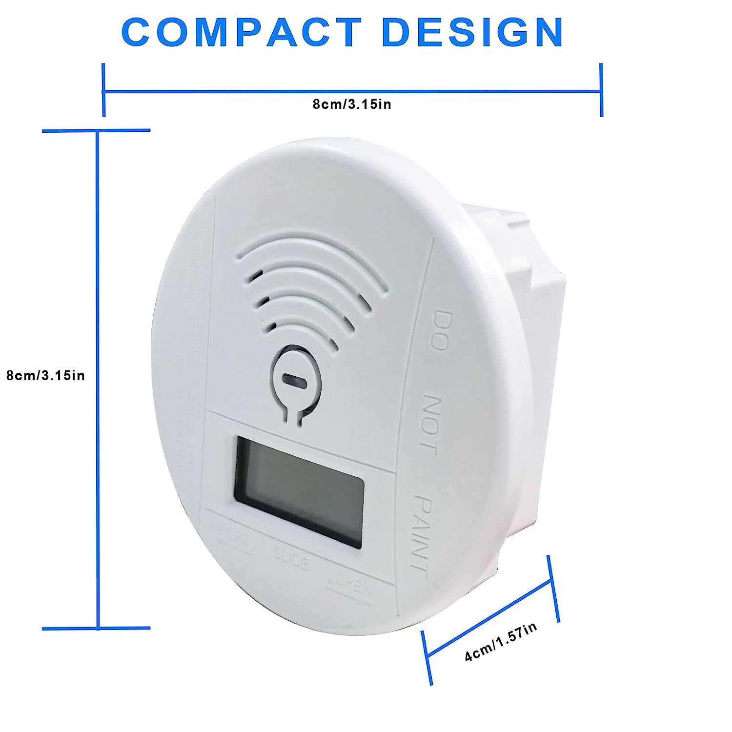Phonery CarbonSafe ® Carbon Monoxide Detector With Digital Display-Getphonery