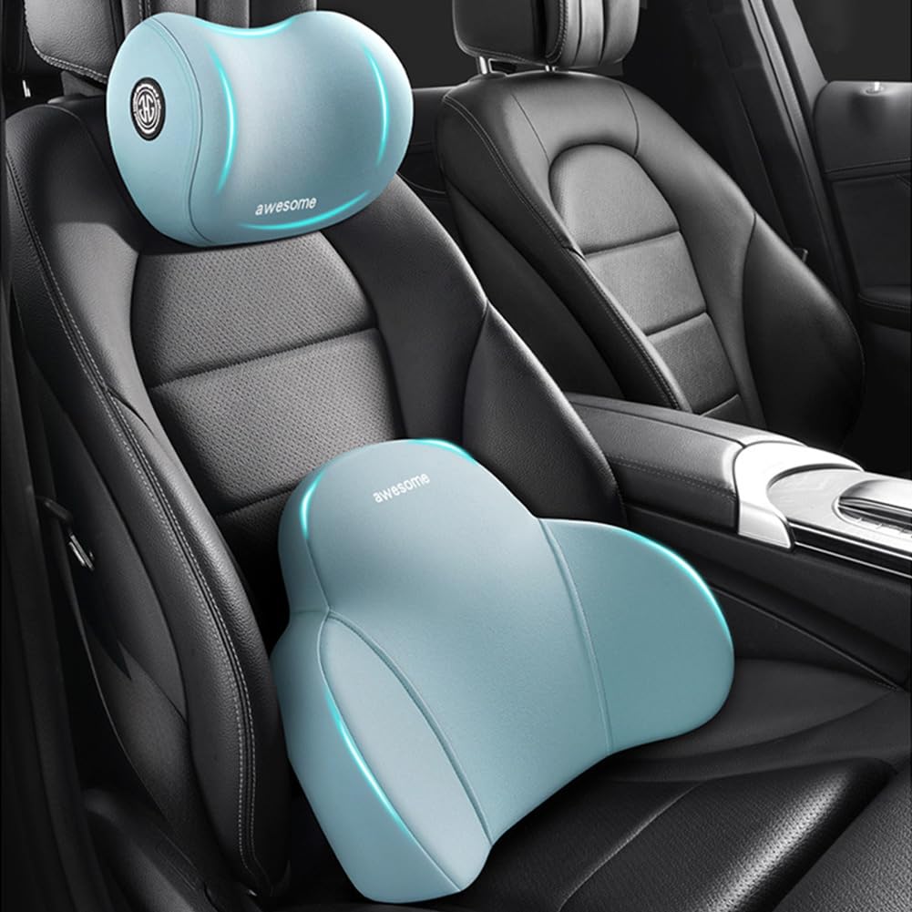 Phonery ErgoEase ®  Car Seat Headrest & Lumbar Support Kit-Getphonery