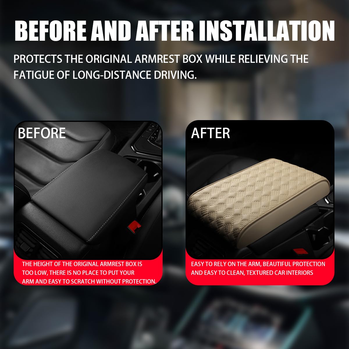 Phonery ComfortCruise ® Console Cover For Car-Getphonery