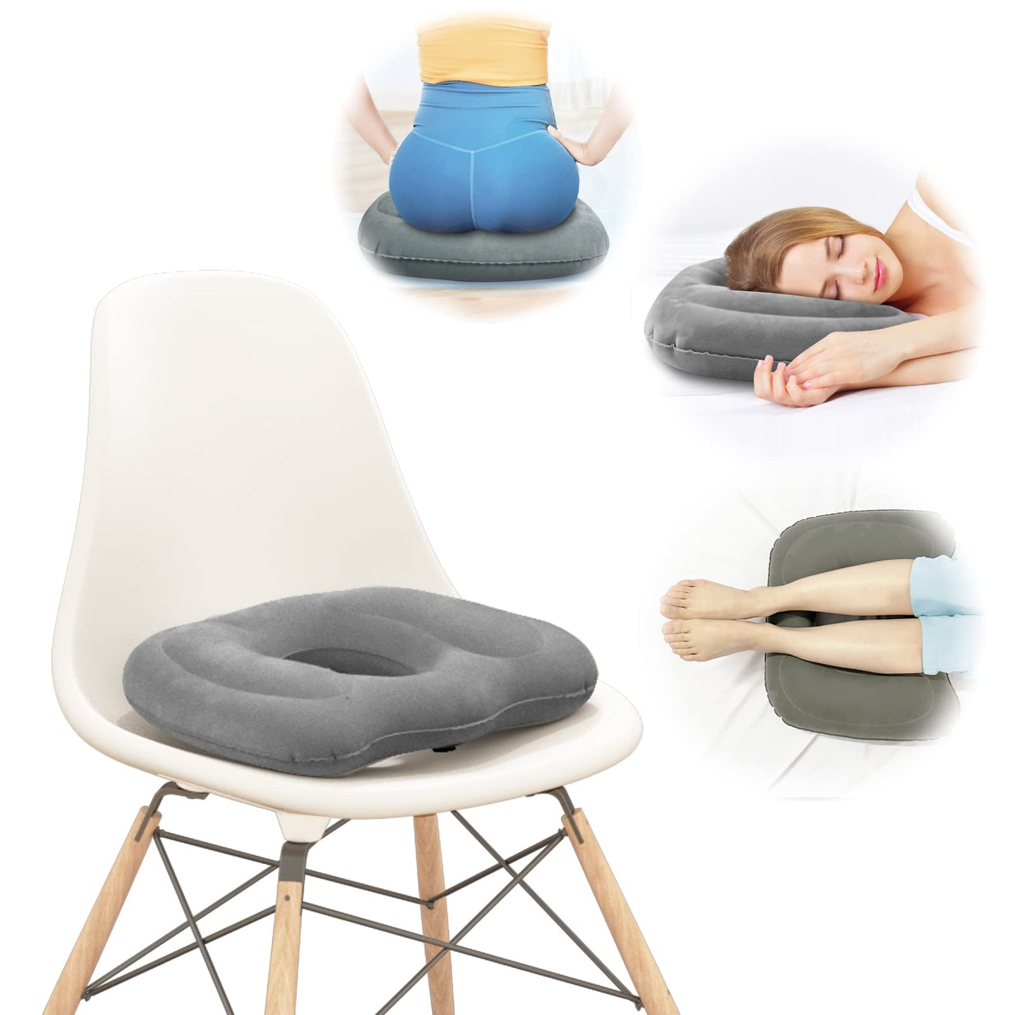 Phonery AeroRelief  ® Donut Pillow For Tailbone